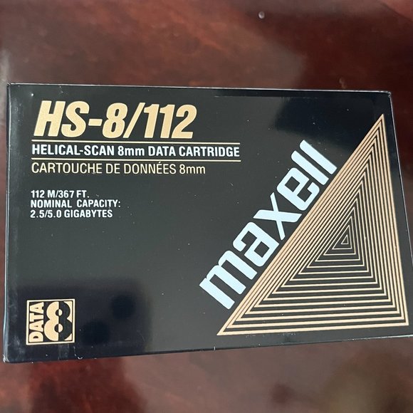 Maxell HS 8/112 Helical Scan 8mm Data Storage Tapes - Picture 4 of 5